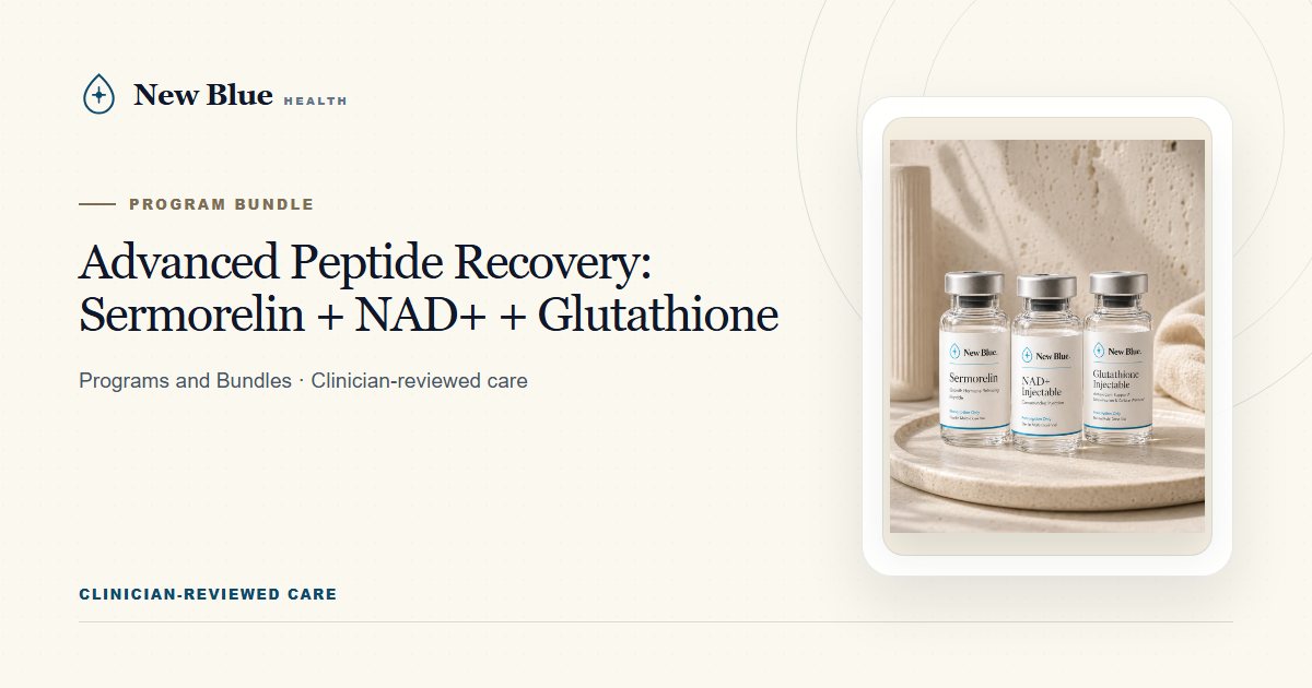 sermorelin vs glutathione + NAD+ + Program What Is Bacteriostatic Water?